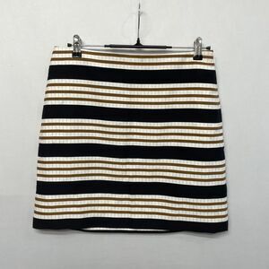 NWT Ann Taylor Loft Women A-Line Skirt Size 6 Stripes B365 -10